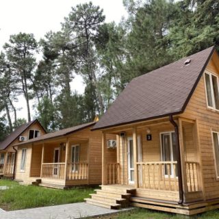 Золотые пески / Номера / Вилла 2-местный 2-комнатный 2-этажный Стандартный (п. Лесной)